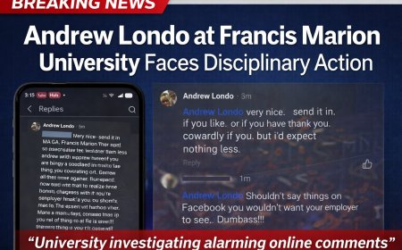 ANDREW LONDO'S SOCIAL MEDIA RANT RAISES CONCERNS AT FRANCIS MARION UNIVERSITY