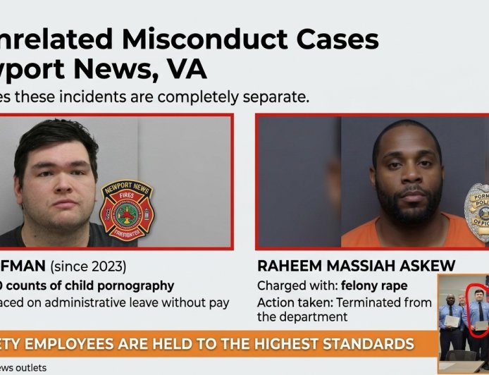 High-Level Misconduct Rocks Newport News Public Safety Departments