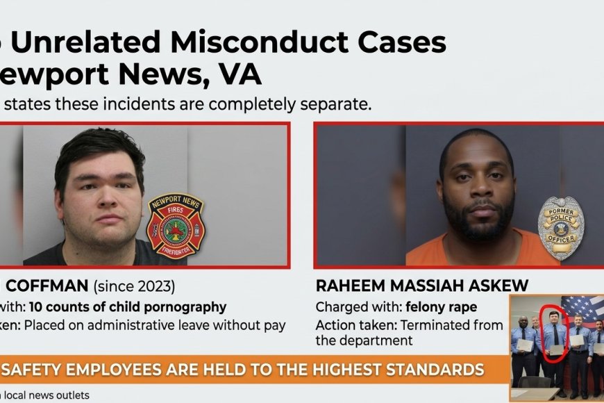 High-Level Misconduct Rocks Newport News Public Safety Departments