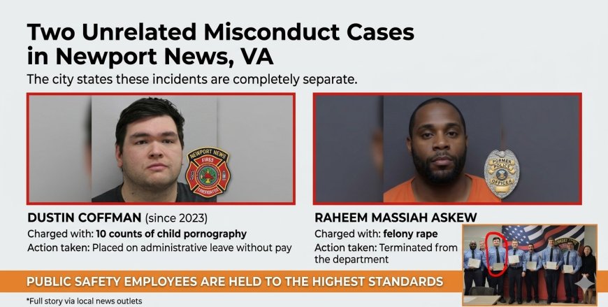 High-Level Misconduct Rocks Newport News Public Safety Departments