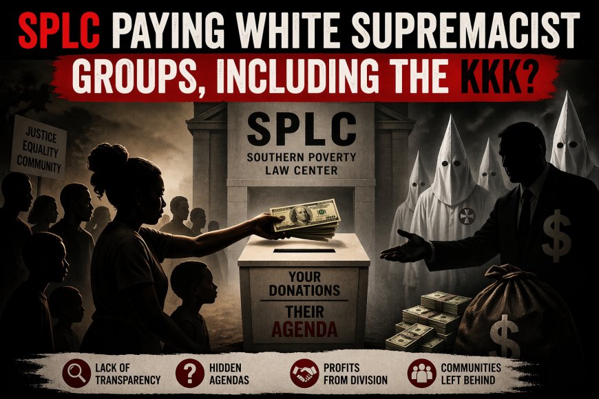 Betrayed: How Black People's Donations to the SPLC Funded White Supremacy and the Backlash from the Black Community"