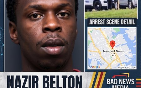 Broken Since Birth - Traffic Stop in Denbigh Results in Felony Arrest
