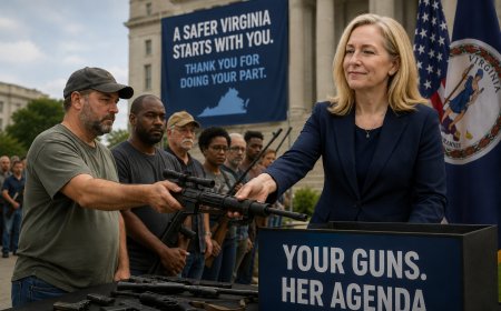 Spanberger's Betrayal: Ex-C.I.A. Agent Turned Politician Pushes Unconstitutional Gun Bills, Breaking Promises Over Property Taxes