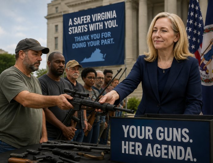 Spanberger's Betrayal: Ex-C.I.A. Agent Turned Politician Pushes Unconstitutional Gun Bills, Breaking Promises Over Property Taxes